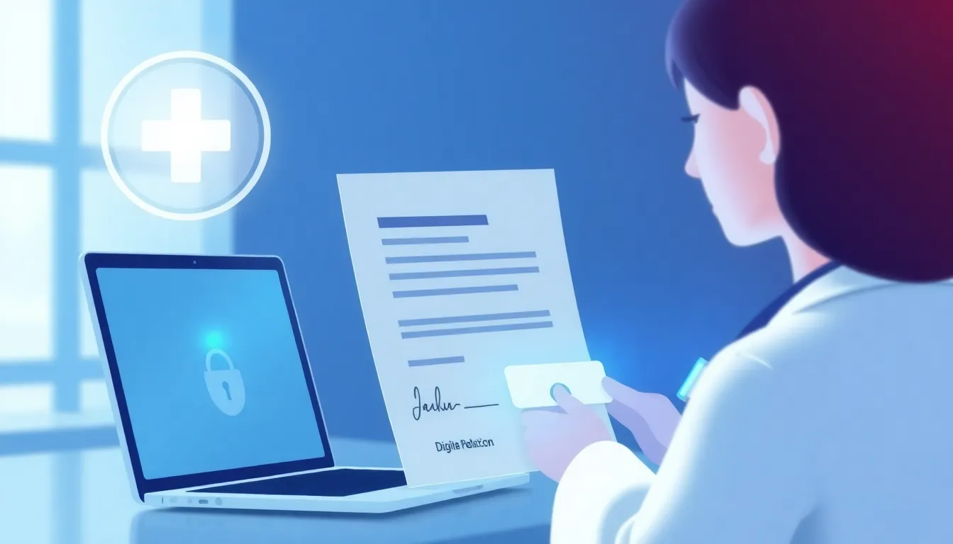 Processo de emissão de atestado médico digital por telemedicina